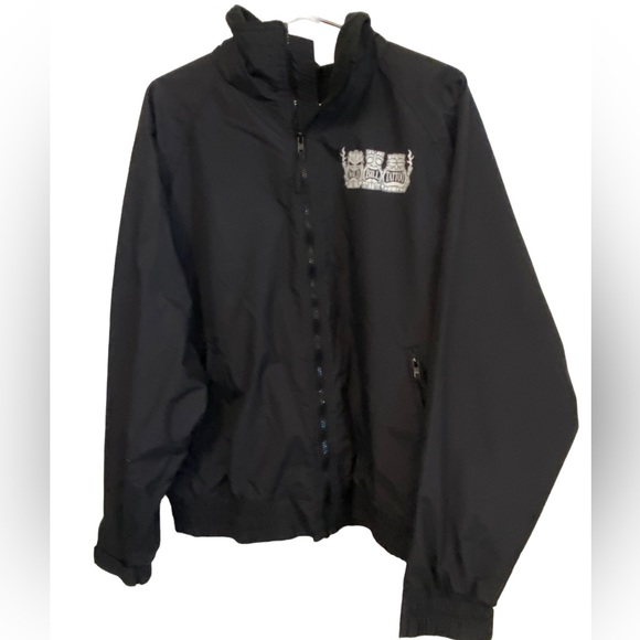 Vintage Iconic Wild Bill Tattoo Black Full Zip Full Graphic Mean Jacket MINTY - Picture 2 of 7